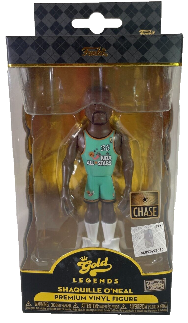 Funko Gold NBA Legends Shaquille O'Neal Chase Variant – 5" Premium Vinyl Figure