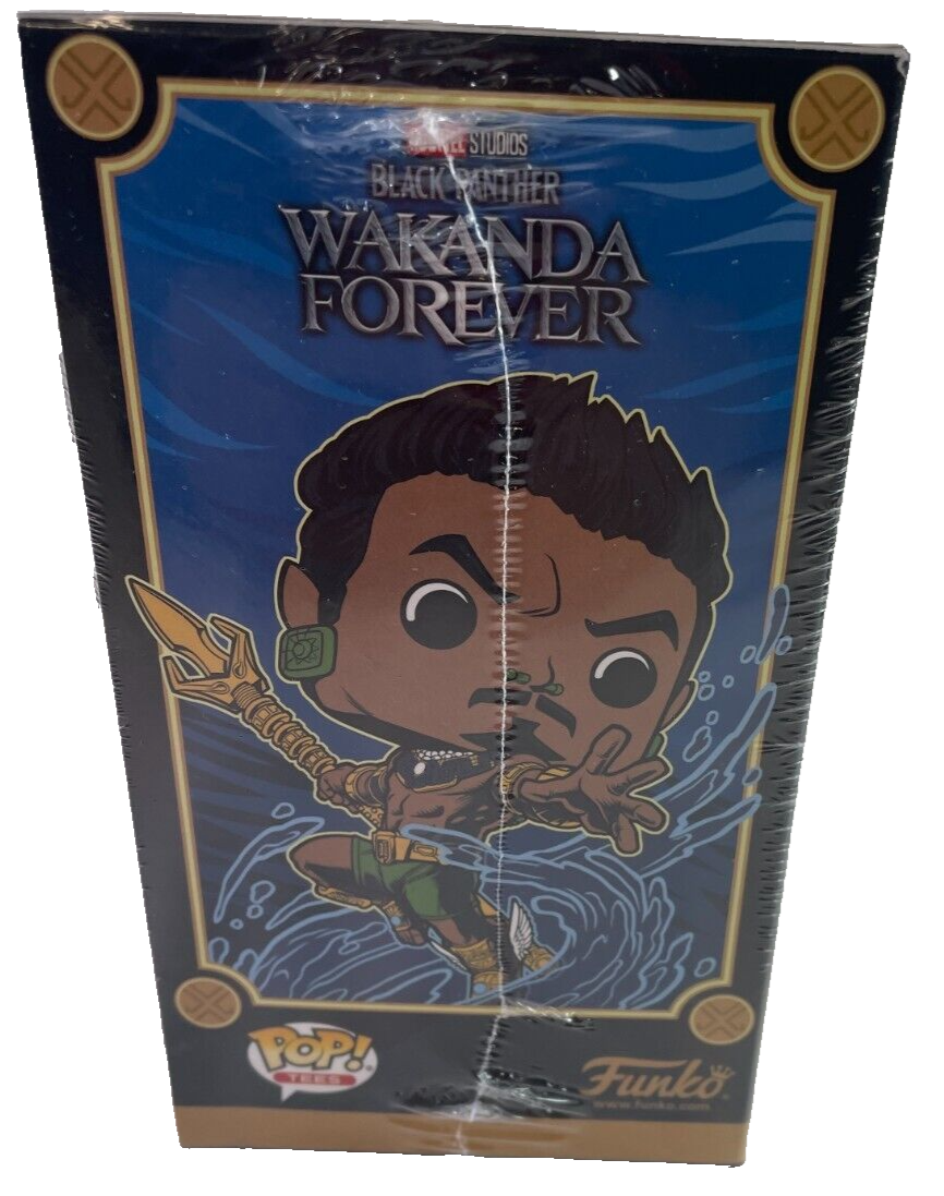 Funko Pop! Tee Black Panther Wakanda Forever Namor MEDIUM GameStop Exclusive 🌊