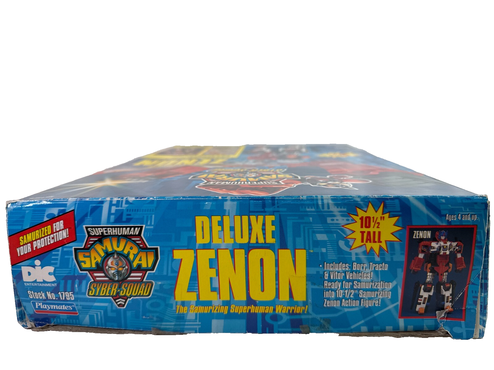 1994 Superhuman Samurai Syber Squad Zenon & Servo Lot Playmates Boxed Rare