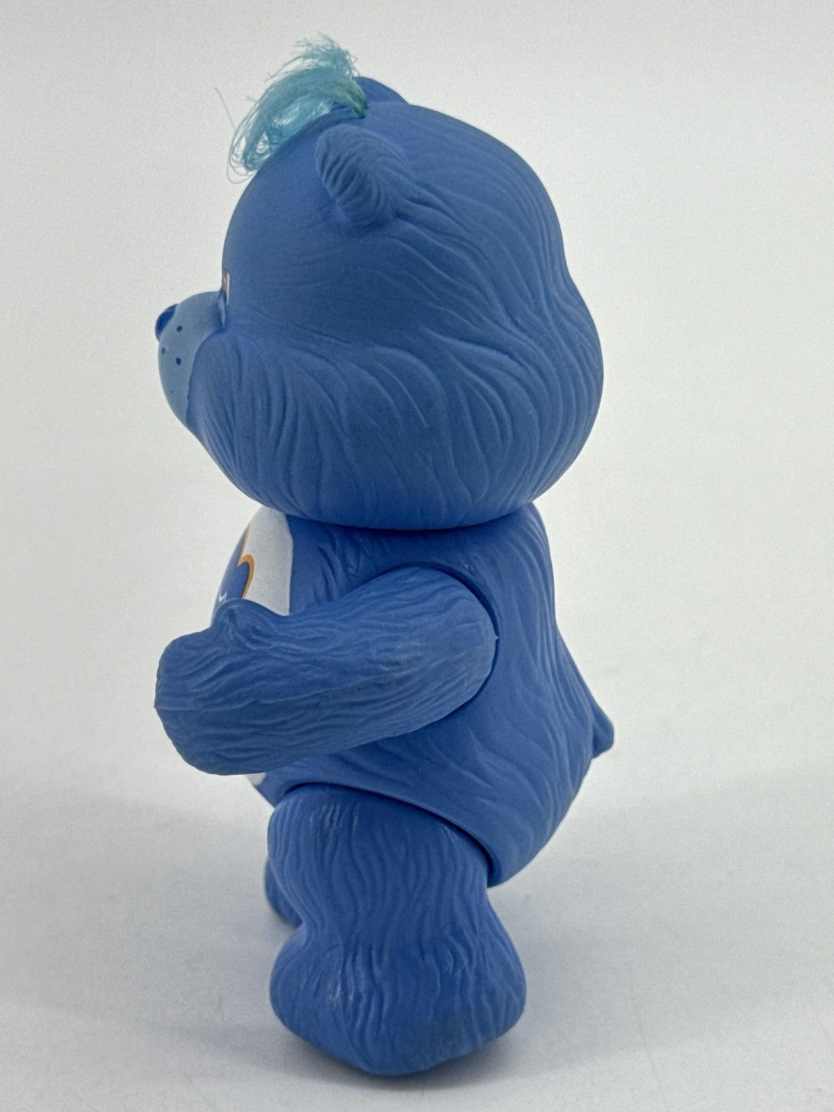 Care Bears Grumpy Bear Blue Rain Cloud Poseable 1983 Kenner 3.5" Toy