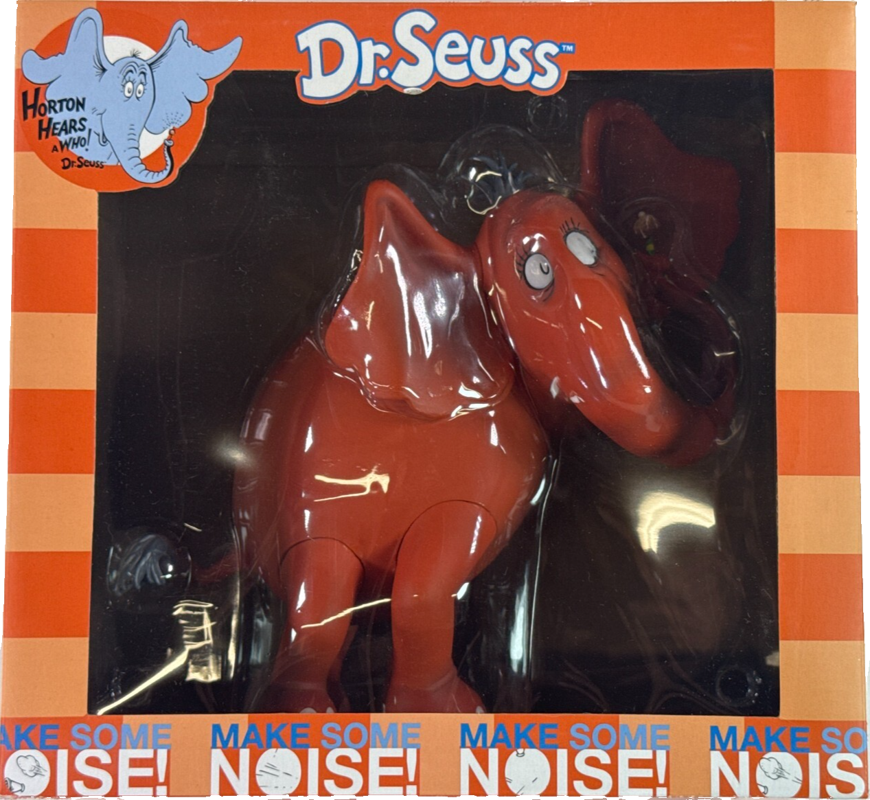 Dr. Seuss Horton Hears A Who Orange Red Chase Figure Super Rad Toys Rare