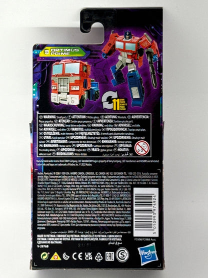 Transformers Legacy Optimus Prime Core Class Hasbro Takara Tomy Figure Boxed 202