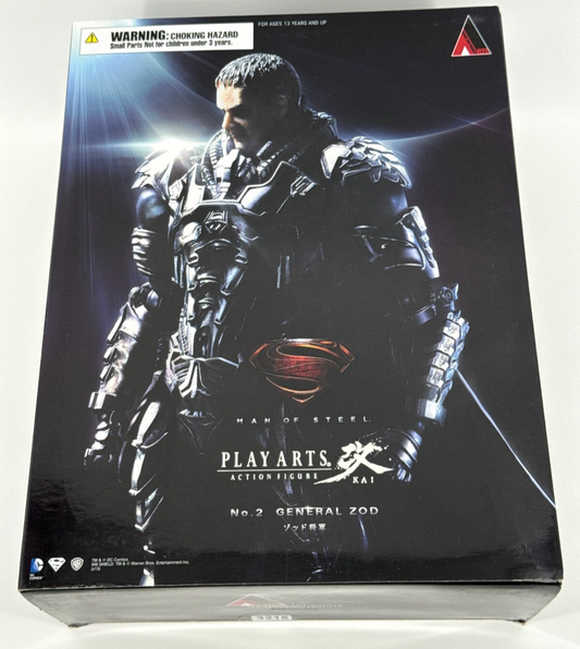Play Arts Kai Man of Steel General Zod Action Figure Square Enix DC Comics USA