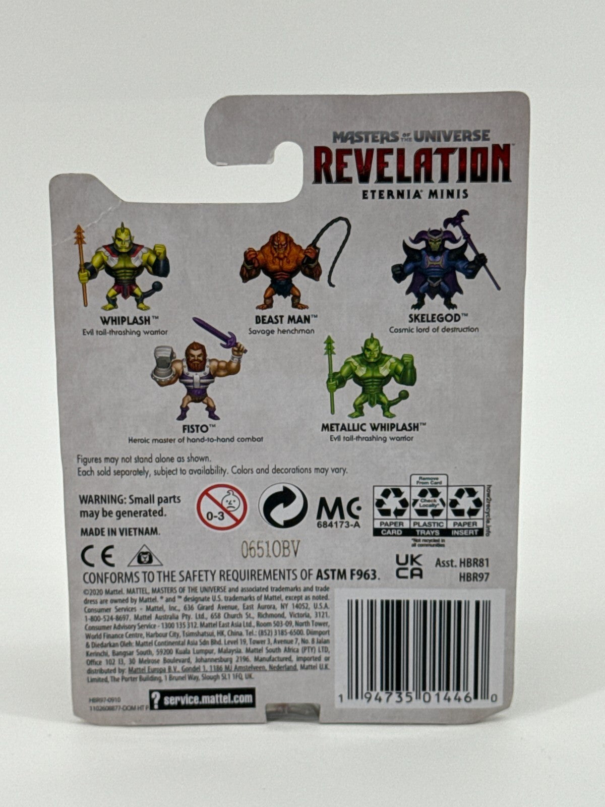 Whiplash Masters of the Universe Revelation Eternia Minis 3" Netflix MOC Figure