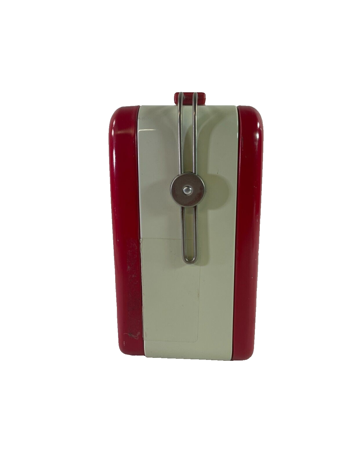 1950s Style Retro Radio Tin Lunch Box The Silver Crane Co. Red Vintage