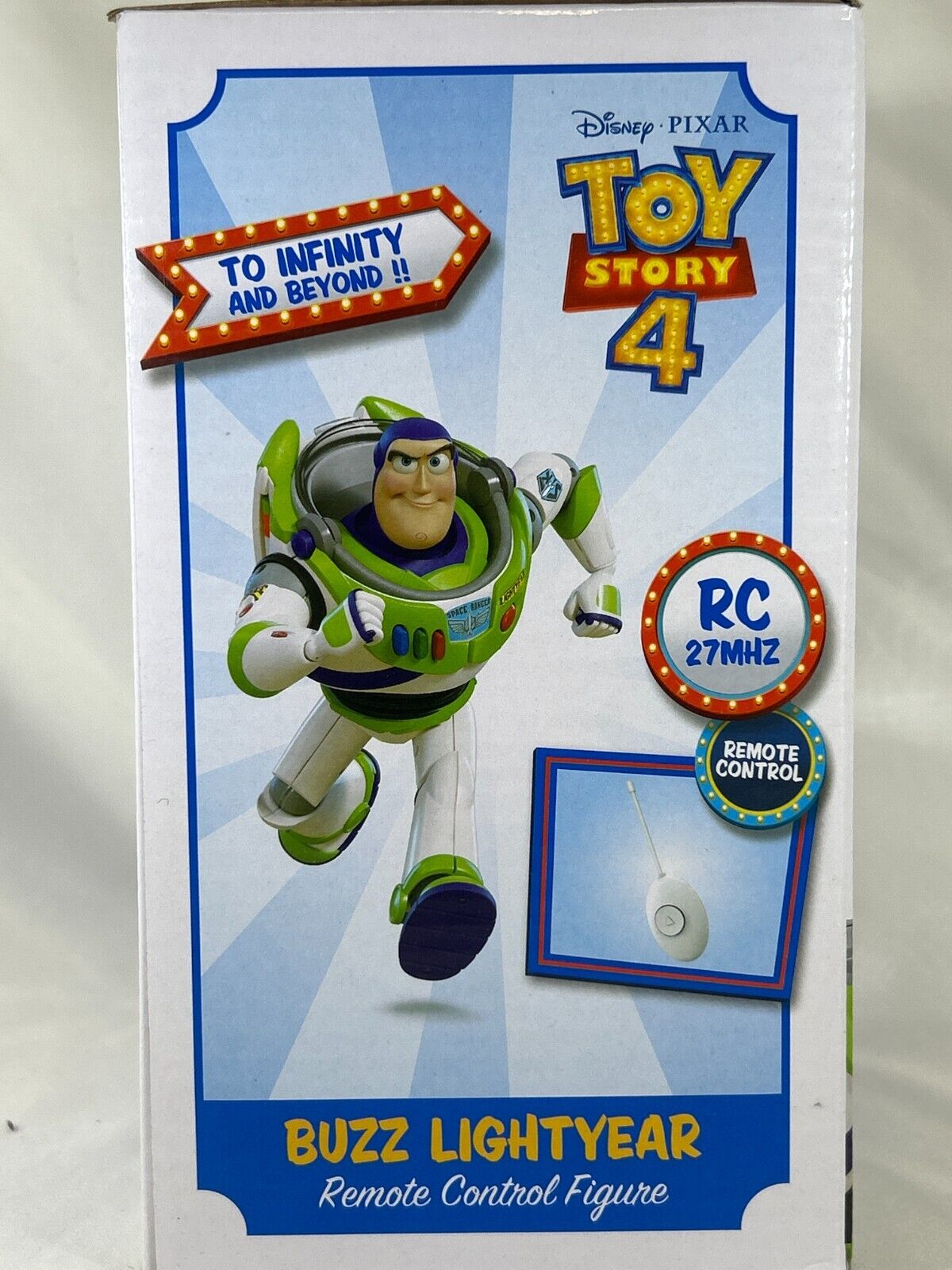 Disney Pixar Toy Story 4 Buzz Lightyear Remote Control Figure 27MHz NIB