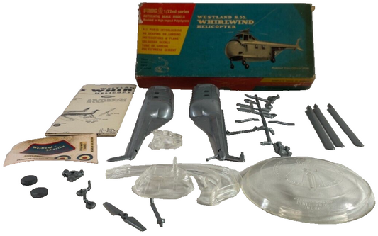 FROG 322P Westland S.55 Whirlwind Helicopter 1/72 Model Kit – Vintage RARE! 2094