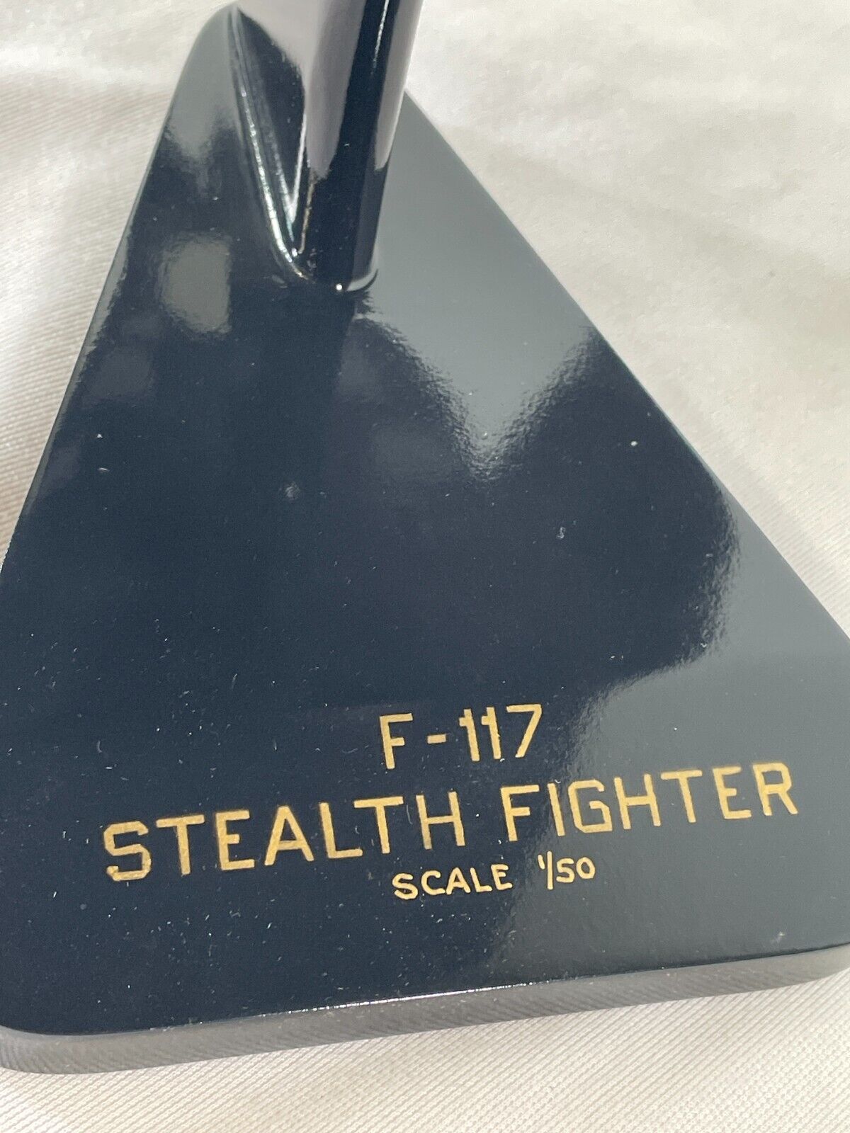 F-117 Stealth Fighter Jet Model 1/50 Scale Black Display Collectible