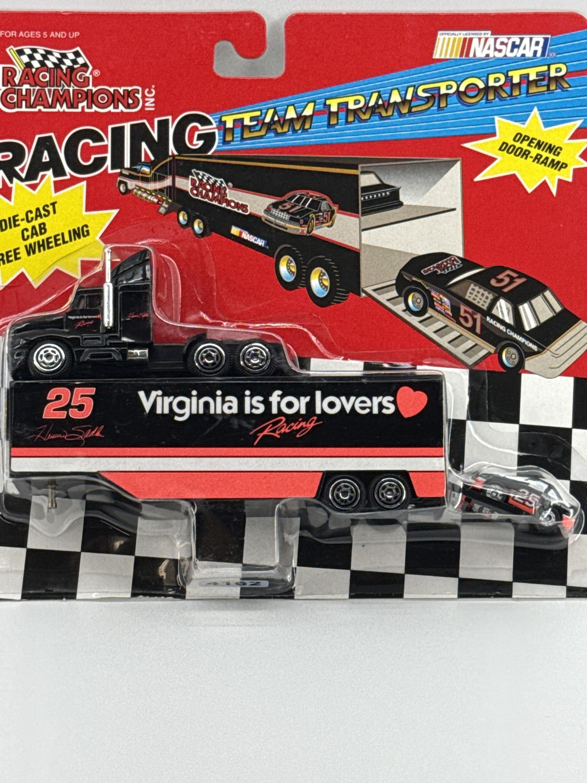 Vintage Racing Champions NASCAR Team Transporter Virginia Is For Lovers 25 Dieca