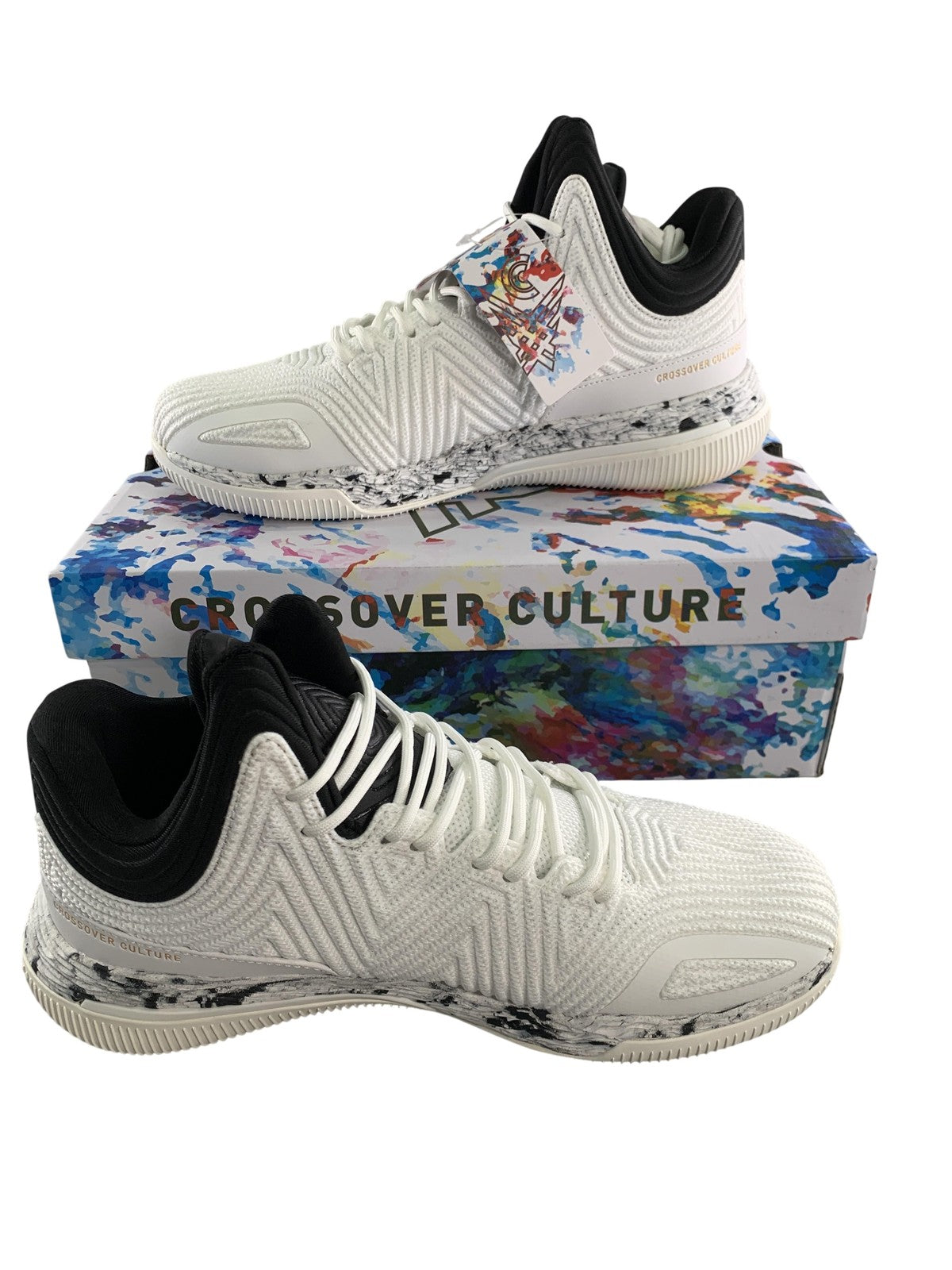 Crossover Culture Kayo Atmosphere Shoes Mens Size 9.5 White Basketball Mid