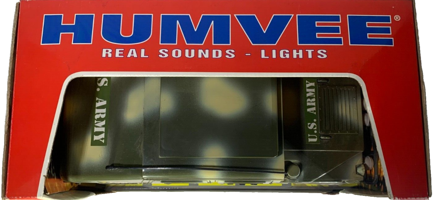 Vintage 1999 Funrise Army Humvee Toy Truck Lights & Sounds Military Green NIB