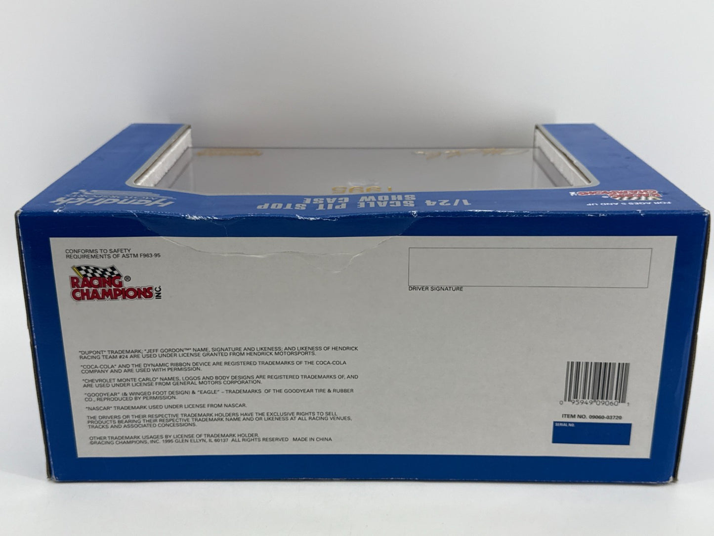Racing Champions 1:24 Jeff Gordon 1995 Pit Stop Diorama Dupont #24 NASCAR Diecas