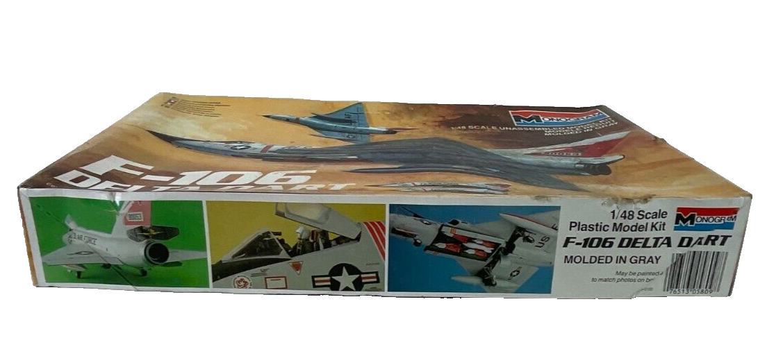 1983 Monogram Model Plane 1/48 F-106 Delta Dart Kit #5809 SEALED Air Force NEW