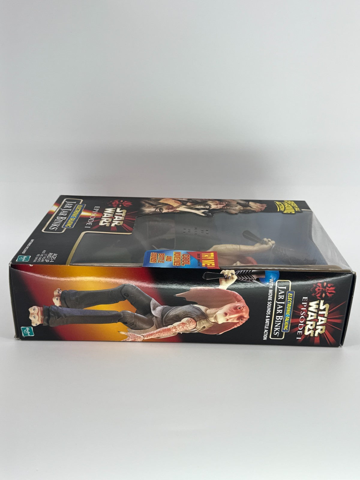 Star Wars Ep 1 Electronic Talking Jar Jar Binks Figure Hasbro 12” Voice Sounds