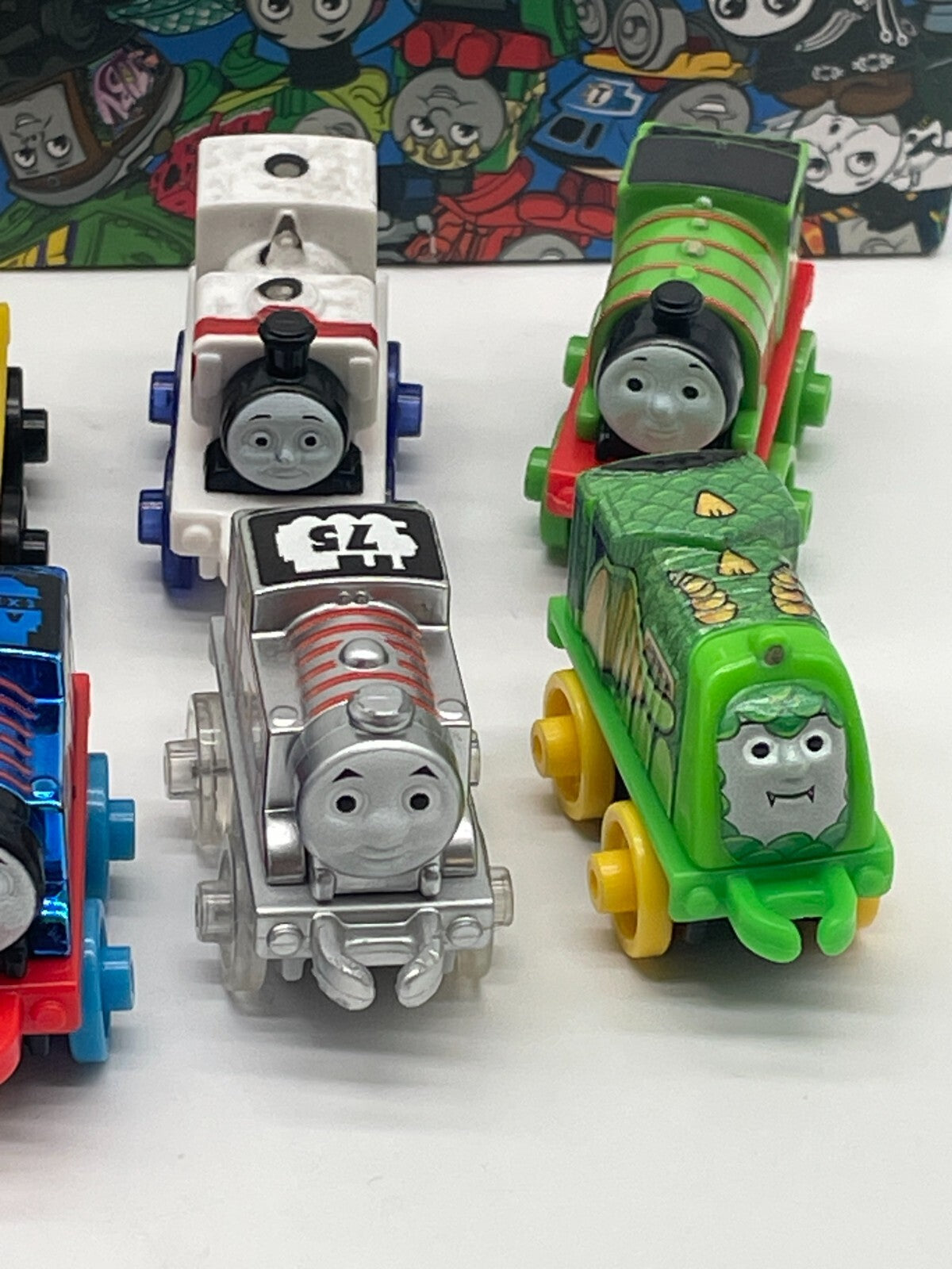 Thomas & Friends TrackMaster MINIS Lot of 13 Trains w/ Case Fisher Price