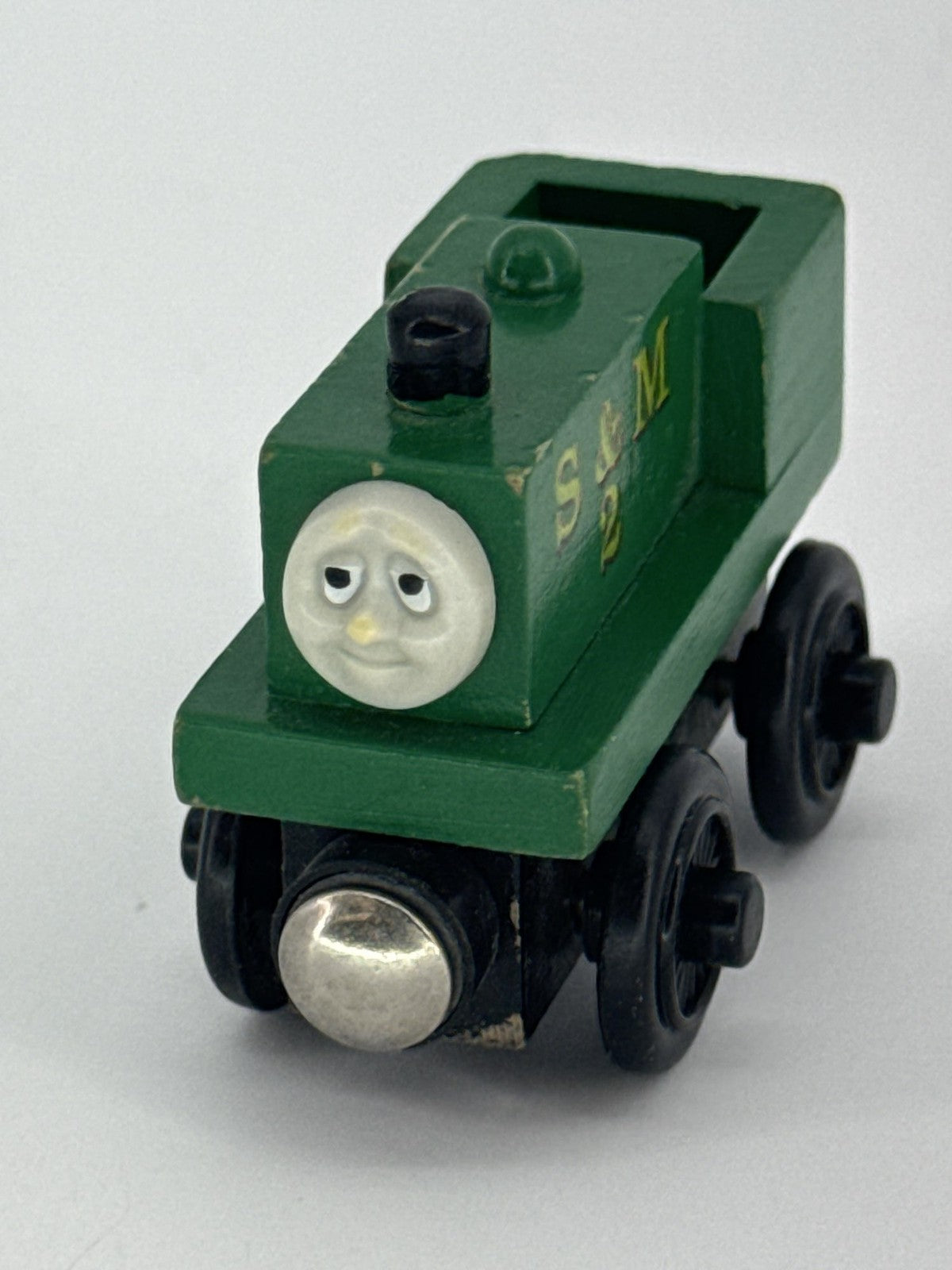 Thomas & Friends Wooden Railway Neil S&M 2 Green Tank Engine Train 1999