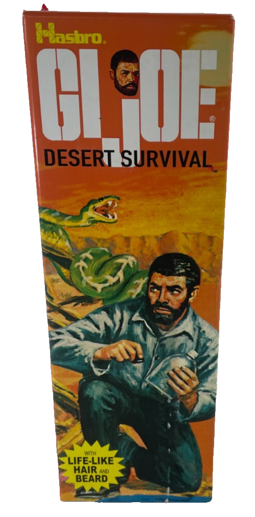 1964 Hasbro GI Joe Desert Survival Adventure Team Figure Beard Incomplete 12”