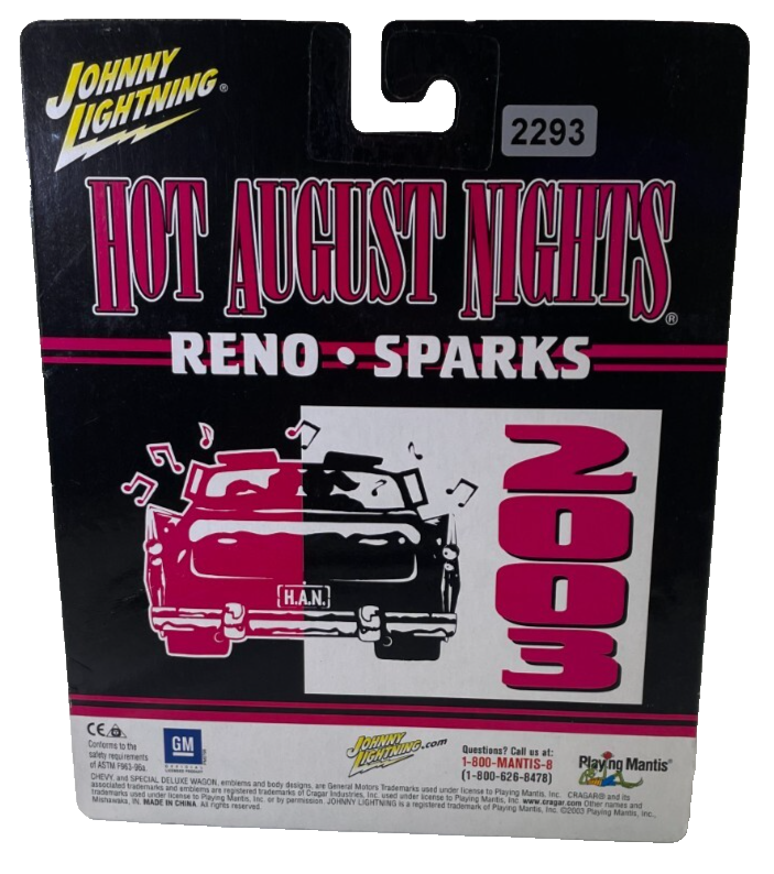 Johnny Lightning '41 Woody Hot August Nights 2003 Signed 1 of 9000 Sealed Car