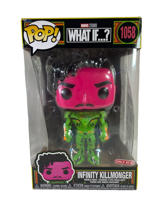 Funko Pop! Marvel Infinity Killmonger Blacklight 10 Inch Target Exclusive