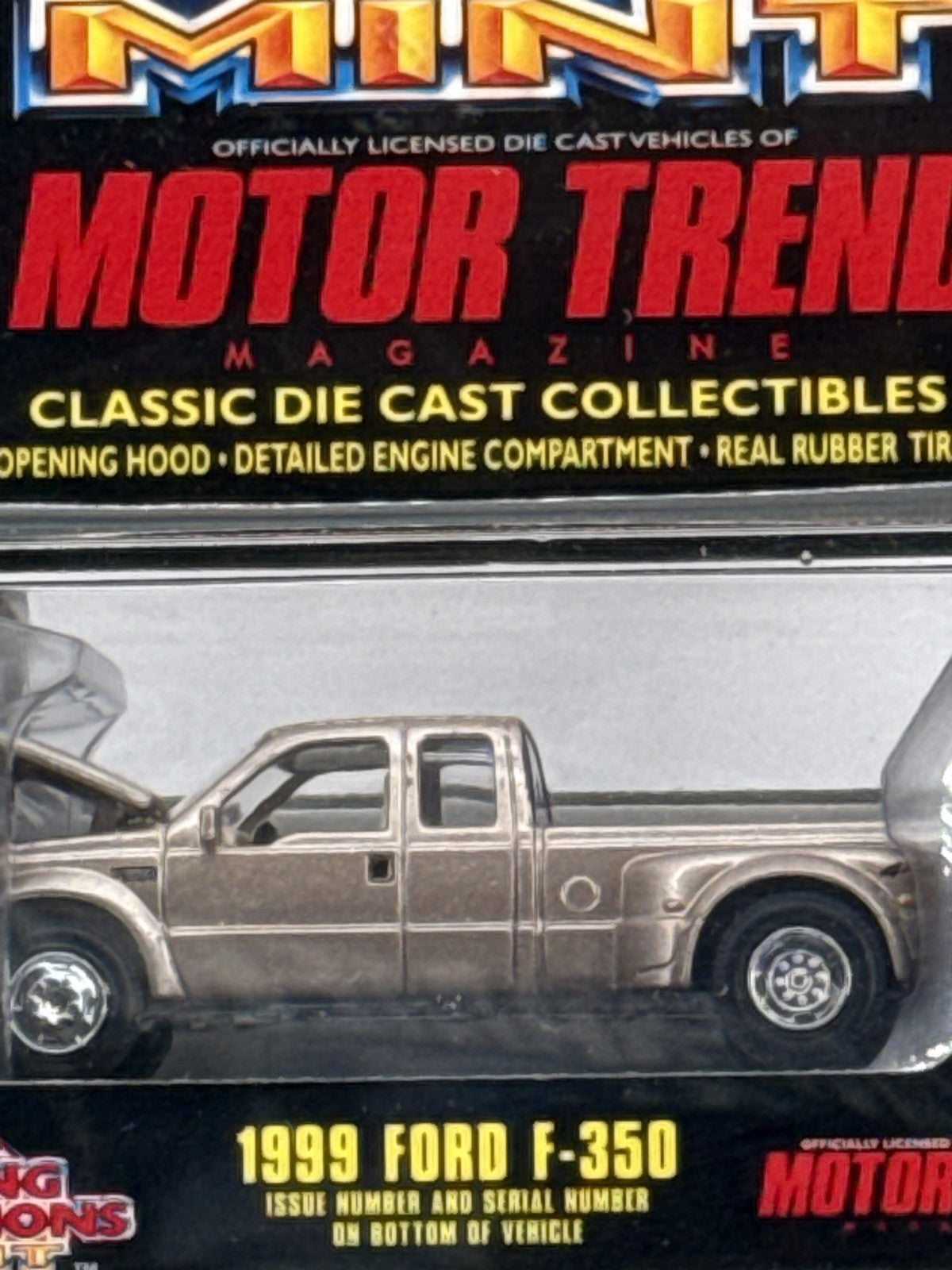 Vintage Racing Champions Mint 1999 Ford F-350 Die Cast Truck 1/64 Motor Trend NE