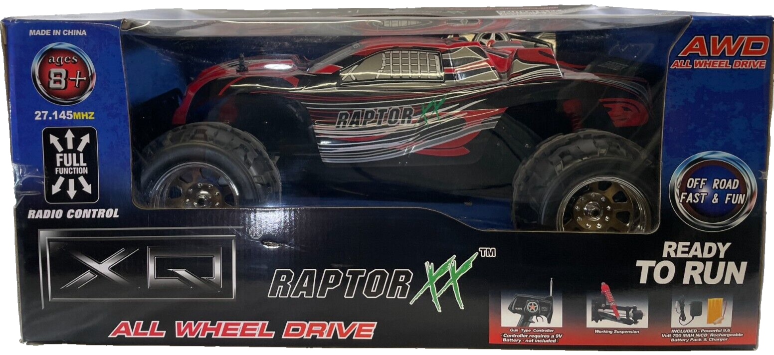 XQ Raptor XX AWD Off-Road RC Truck 27MHz Red Fast Remote Control Toy 881