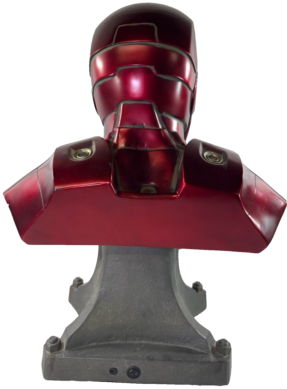 Sideshow Iron Man Mark III Life-Size Bust Battle Damaged Marvel Collectible USB