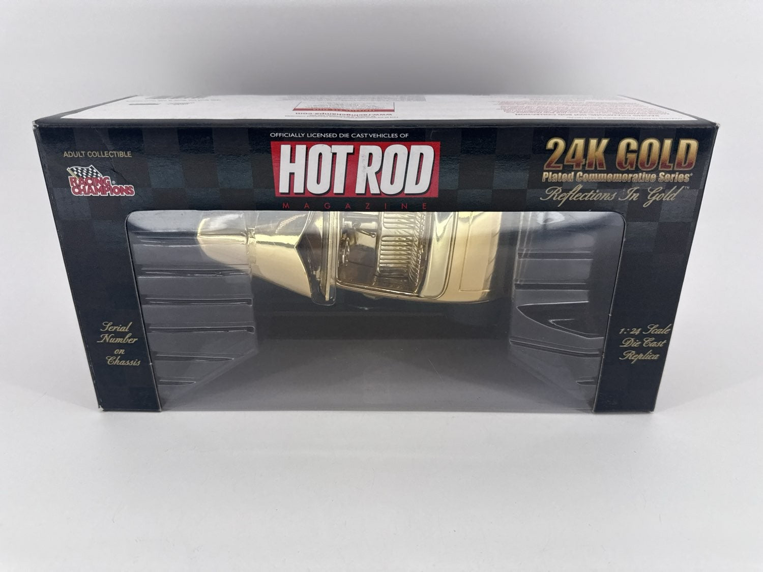 Racing Champions 24K Gold Plated Hot Rod Reflections 1:24 Diecast 1/4998