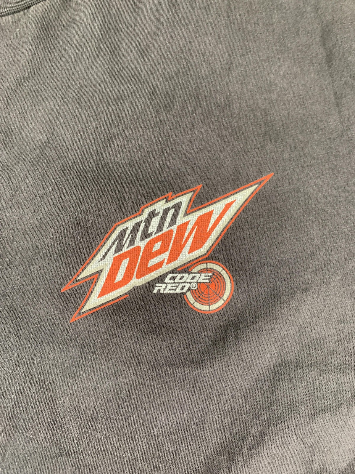 Hollister Mountain Dew Code Red Shirt Mens Medium Black Graphic Tee Boxy Fit