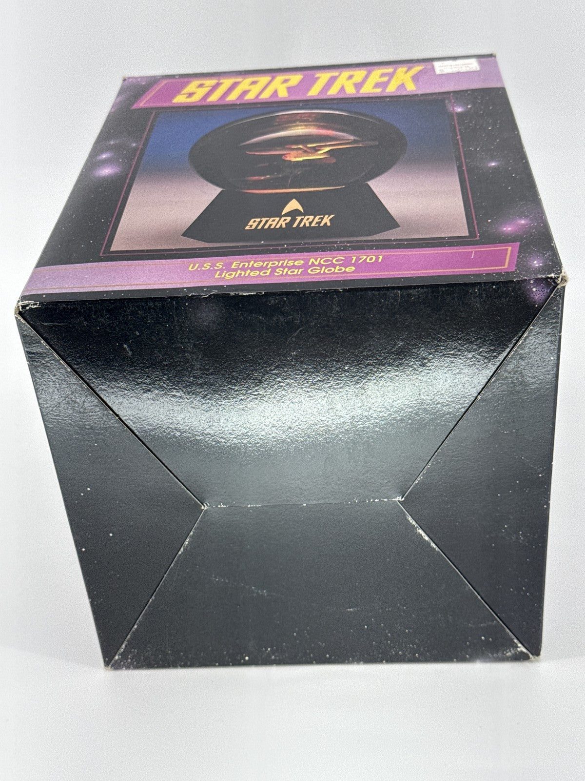 1992 Hallmark Star Trek USS Enterprise NCC-1701 Lighted Star Globe Vintage