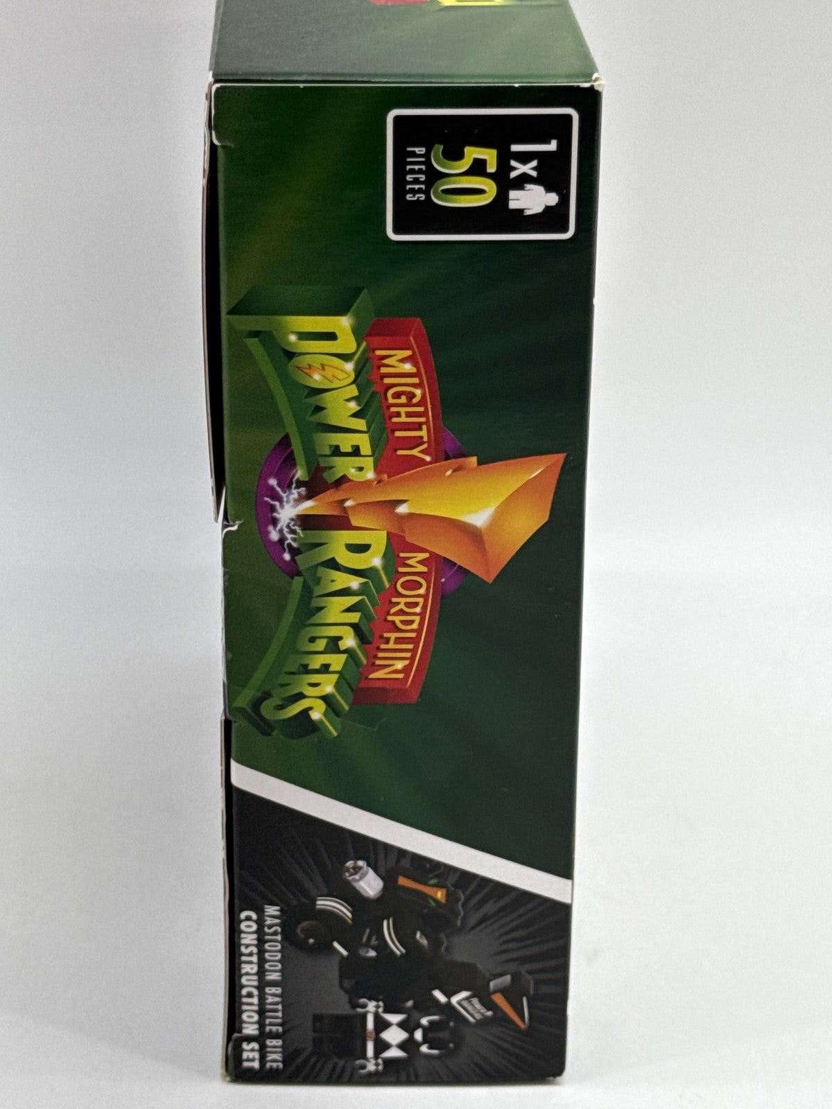 Mighty Morphin Power Rangers Black Ranger Black Battle Bike Construction Set