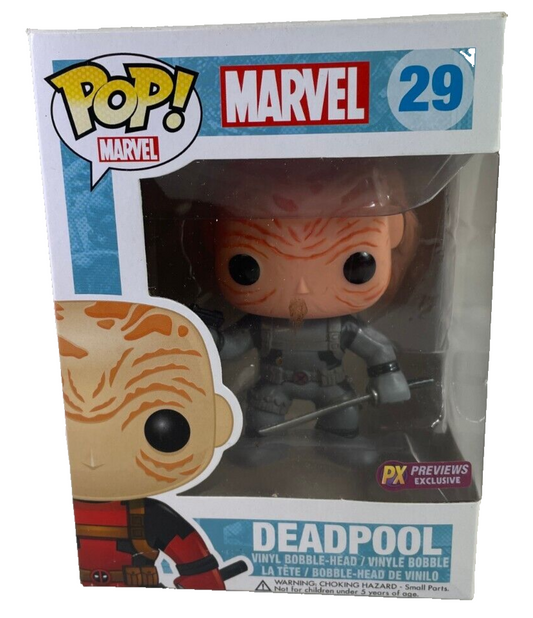 Funko Pop! Marvel Deadpool Unmasked #29 PX Previews Exclusive Vinyl Figure