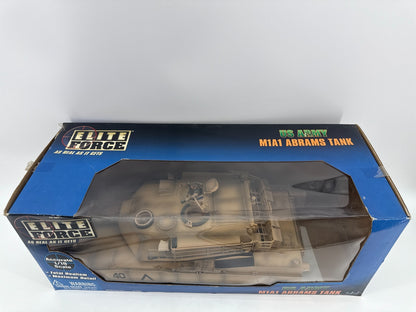 Elite Force M1A1 Abrams Tank 1:18 US Army Desert 2002 BlueBox BBI Realistic Mode