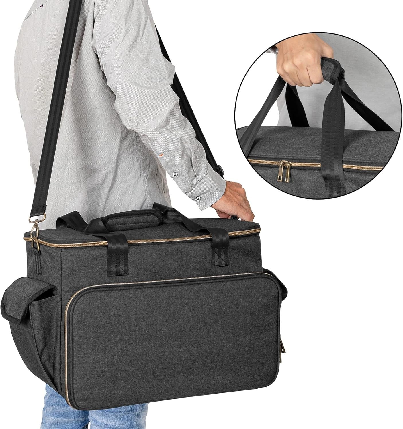 Trunab Travel Bag for PS5 Xbox Series X Console Case Storage Carrying Tote NEW