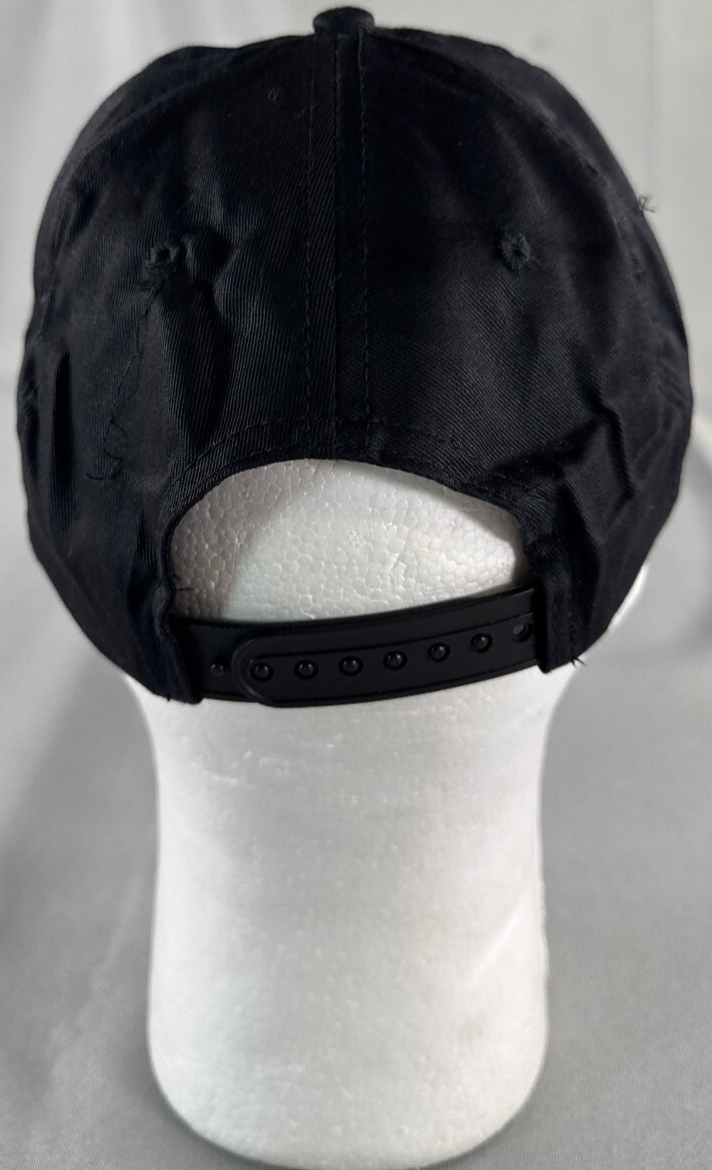 Budweiser Beer Hat Black Snapback Cap Adjustable OSFA Logo Embroidered Script