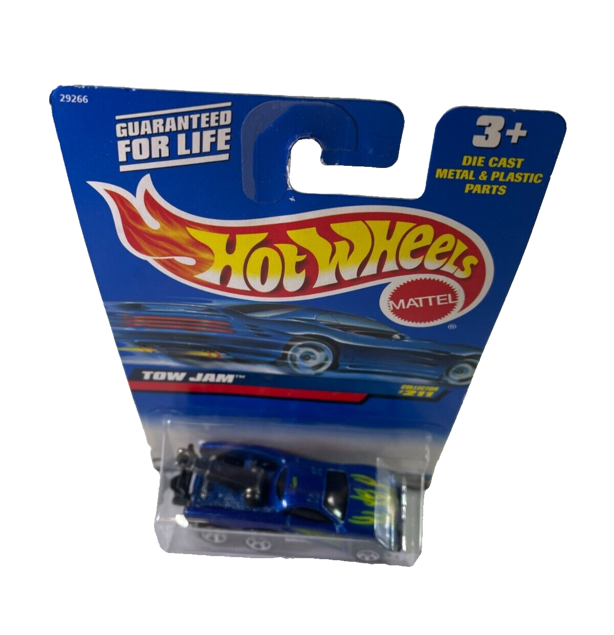 Hot Wheels Tow Jam Blue Tow Truck Custom Graphics Diecast Metal Collector #1419