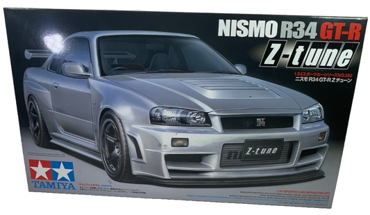 Tamiya 1/24 Nissan GT-R R34 Z-Tune Nismo Model Kit 24282 Used In Box Part Built