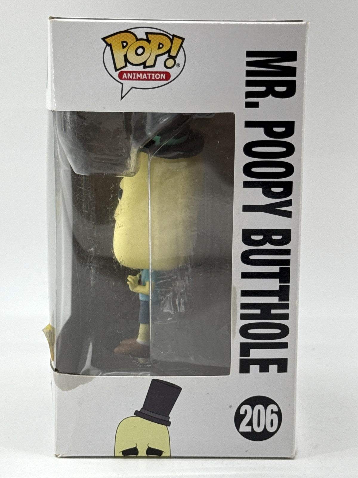 Funko Mr. Poopy Butthole Pop Mr. Animation Rick Morty #206 Vinyl