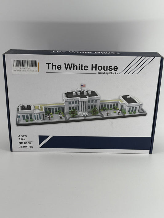 The White House Architecture Building Blocks Kit 3520+ Pcs Model 8008 Ages 14+