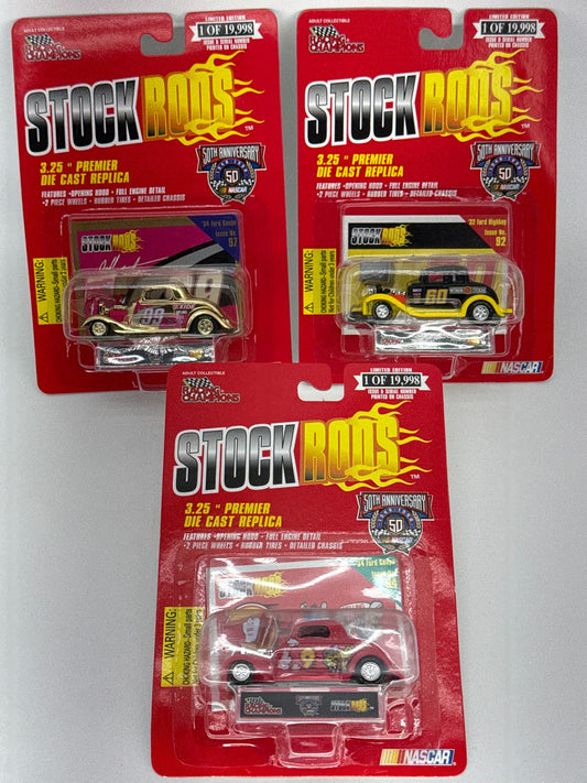 Stock Rods Diecast Lot Ford Coupe Highboy Racing Champions NASCAR Gold 50th