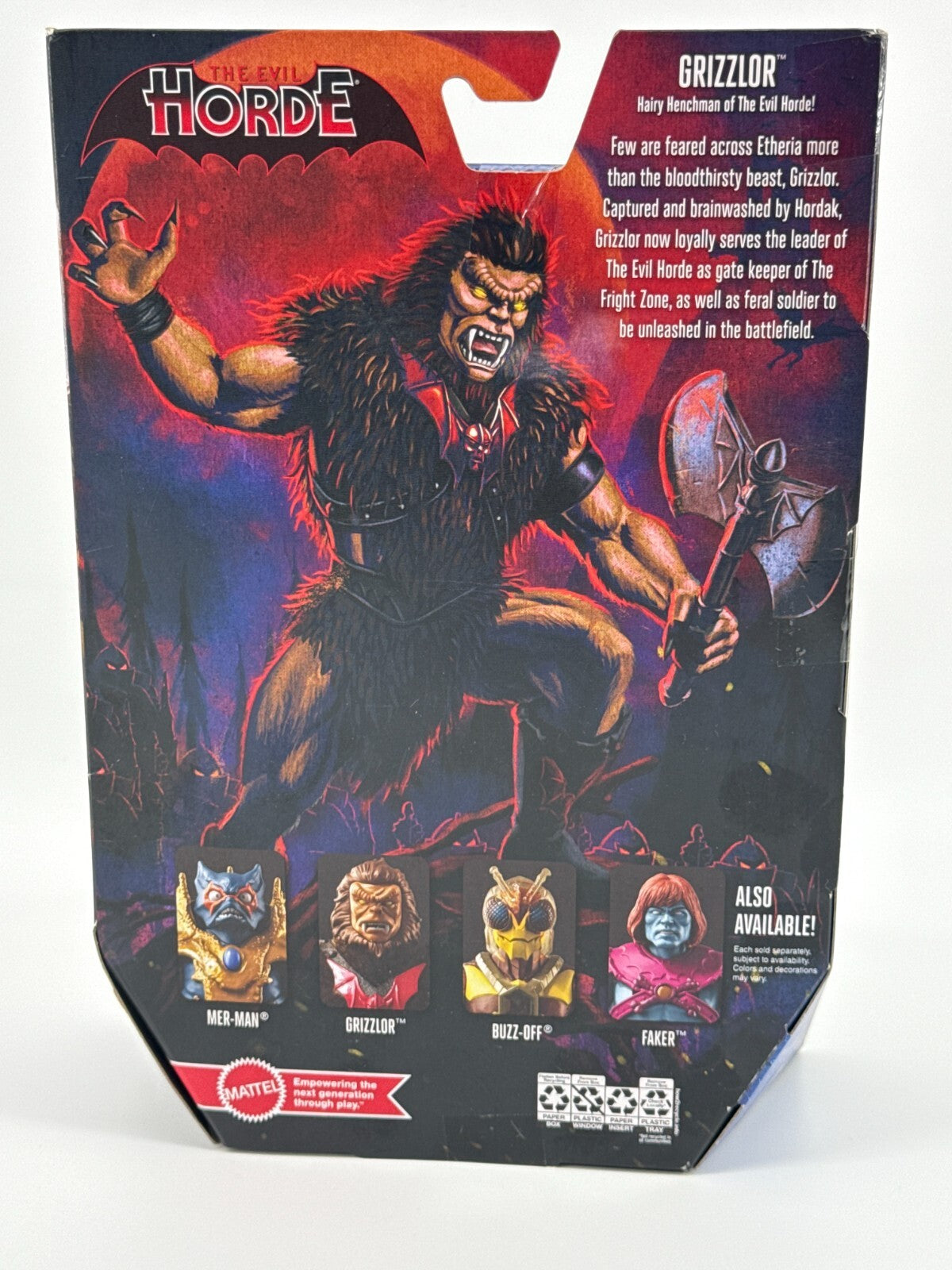 MOTU Masterverse Grizzlor 2023 Action Figure Princess of Power Evil Horde Mattel