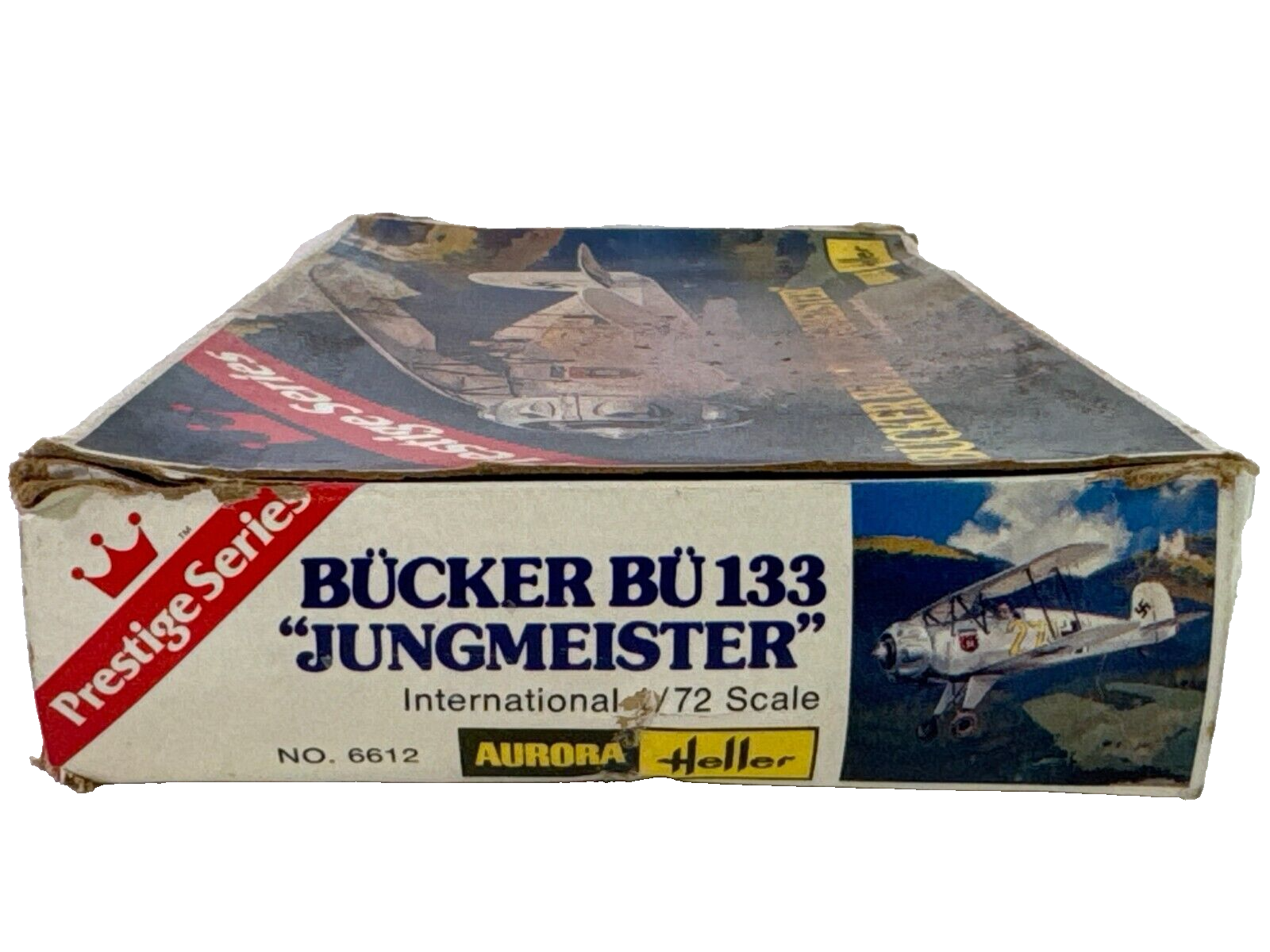 Heller/Aurora 1/72 Bücker Bü 133 Jungmeister – WWII Luftwaffe Trainer Model Kit