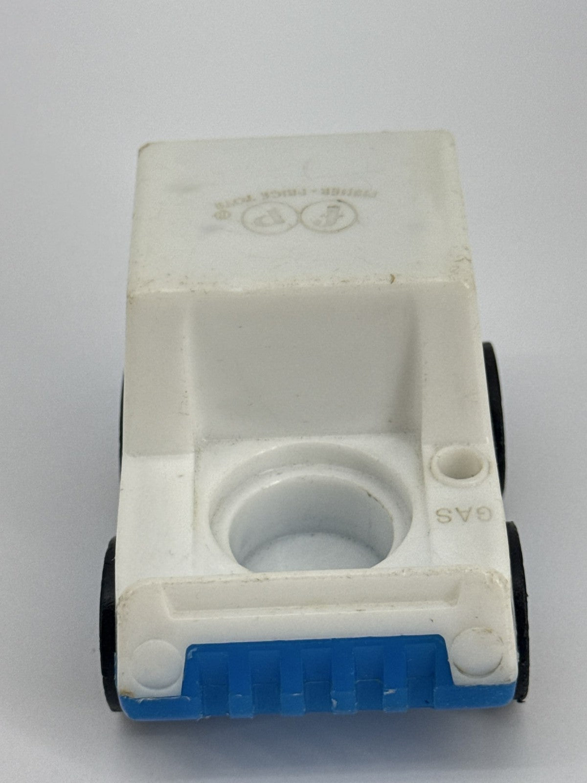 Fisher Price Little People Mail Truck White Blue Red Letters Post Office