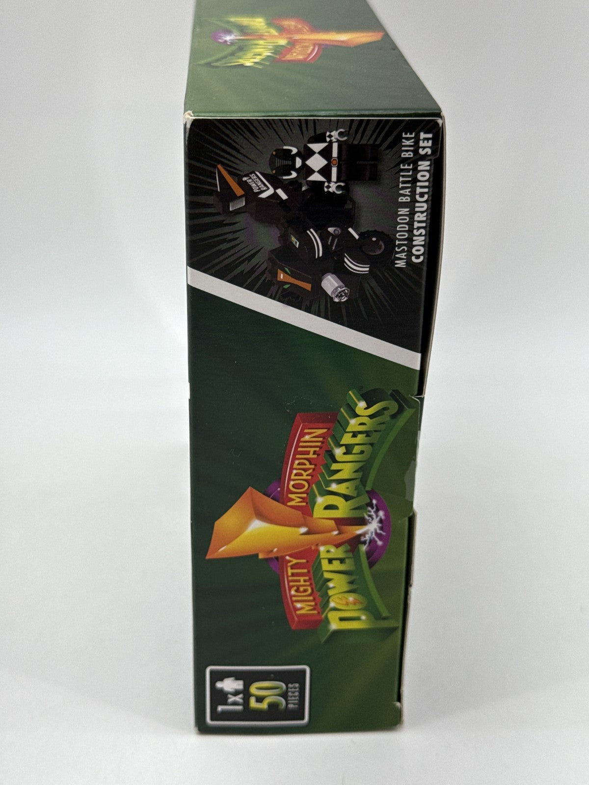 Mighty Morphin Power Rangers Black Ranger Black Battle Bike Construction Set