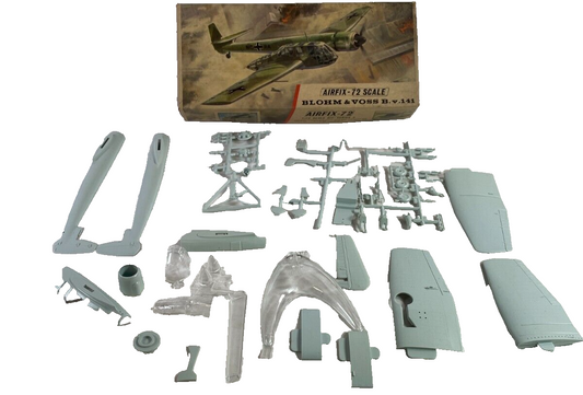 Vintage Airfix Blohm & Voss Bv 141 1/72 Scale Model Kit Series 3 (No Decals)