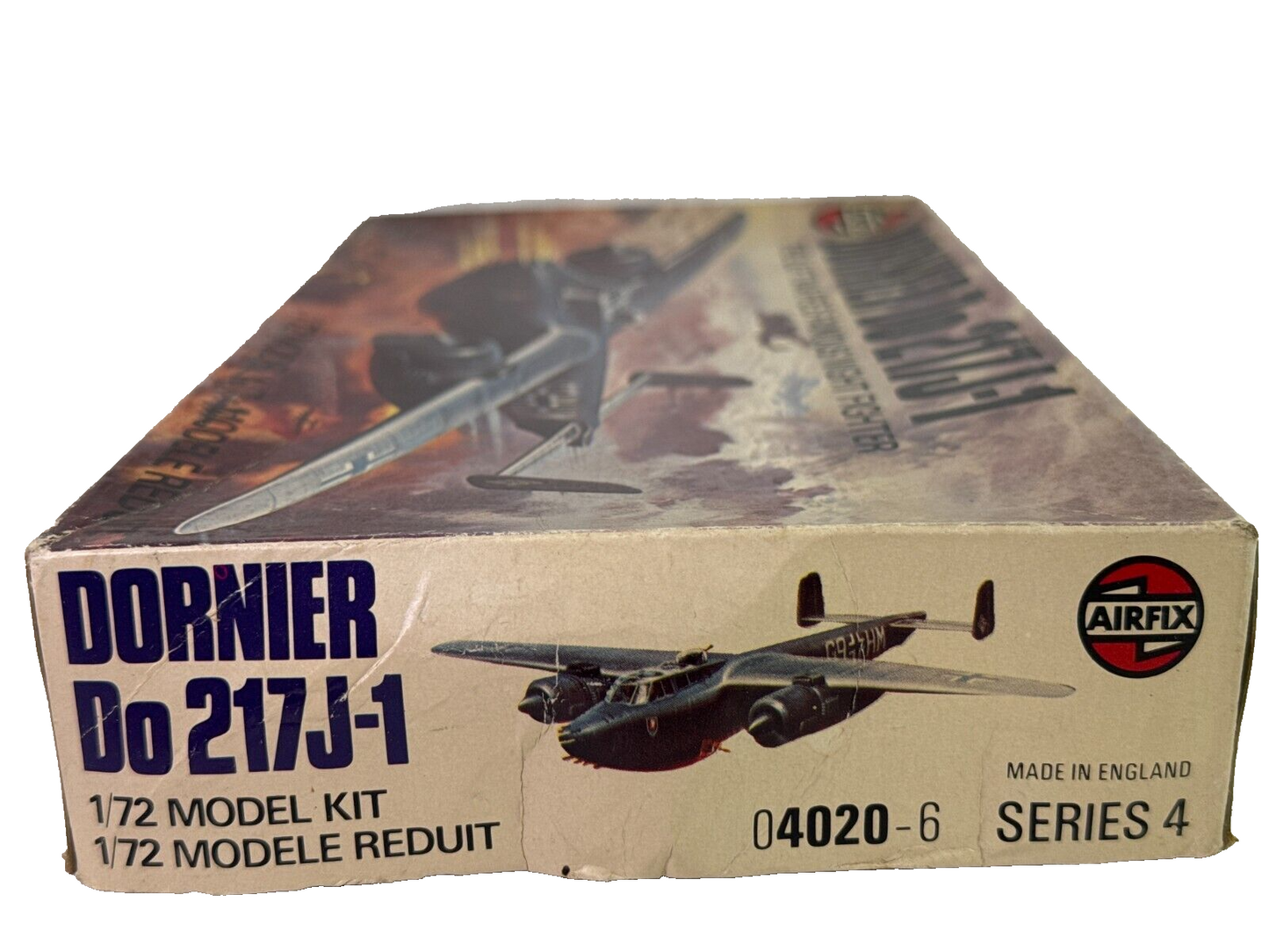 Airfix Dornier Do 217J-1 1/72 WWII Night Fighter Kit #04020-6 Complete Vintage