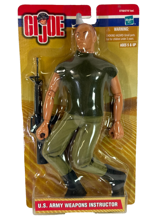 GI Joe US Army Weapons Instructor 12" Figure Hasbro Vintage Military 57750