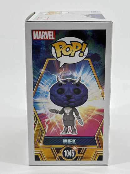 Funko Pop Marvel Thor Love And Thunder Miek #1045 Vinyl Bobblehead Purple Figure