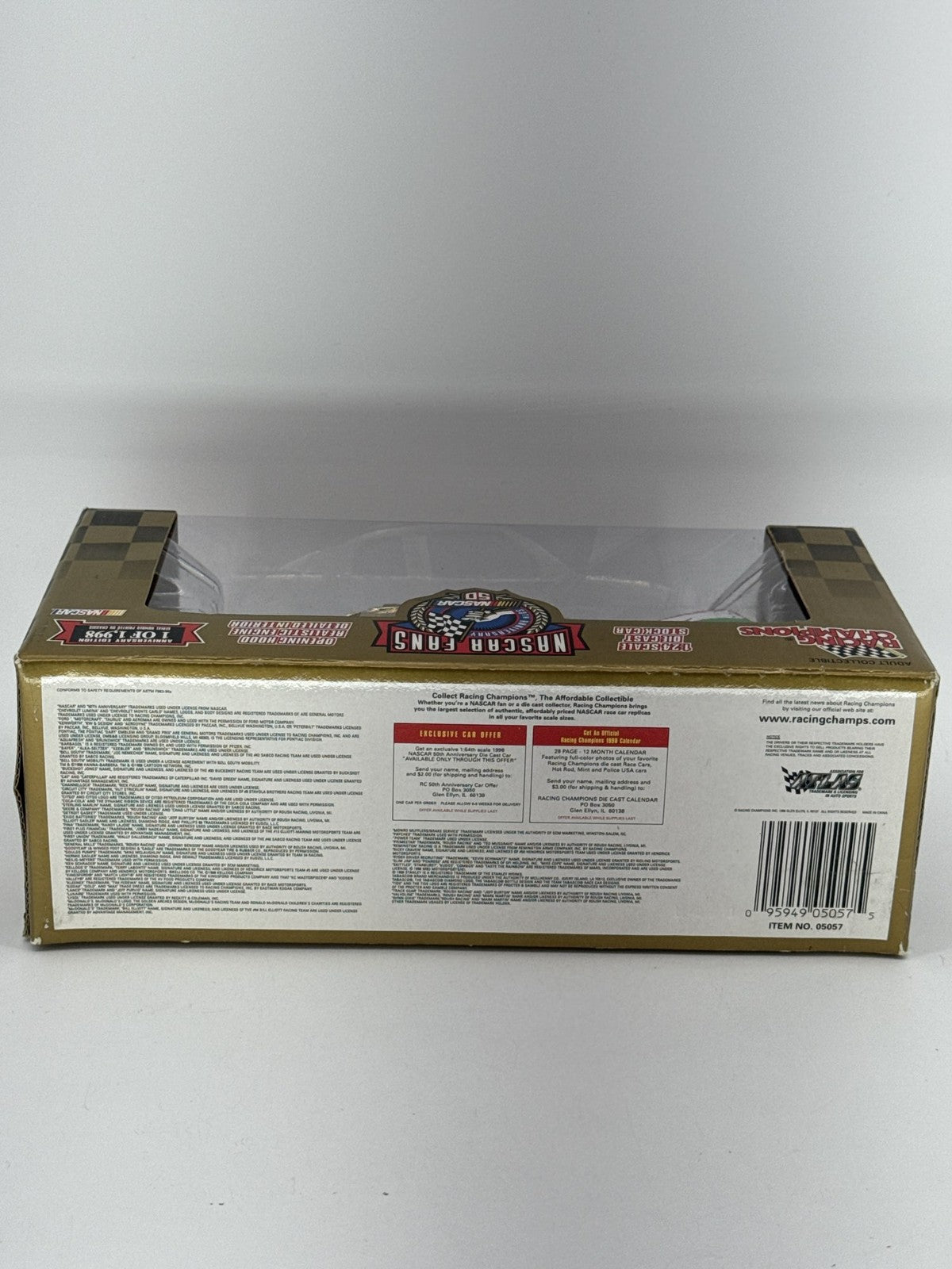 NASCAR 50th Anniversary 1998 #5 Kellogg's Gold 1:24 Racing Champions Diecast