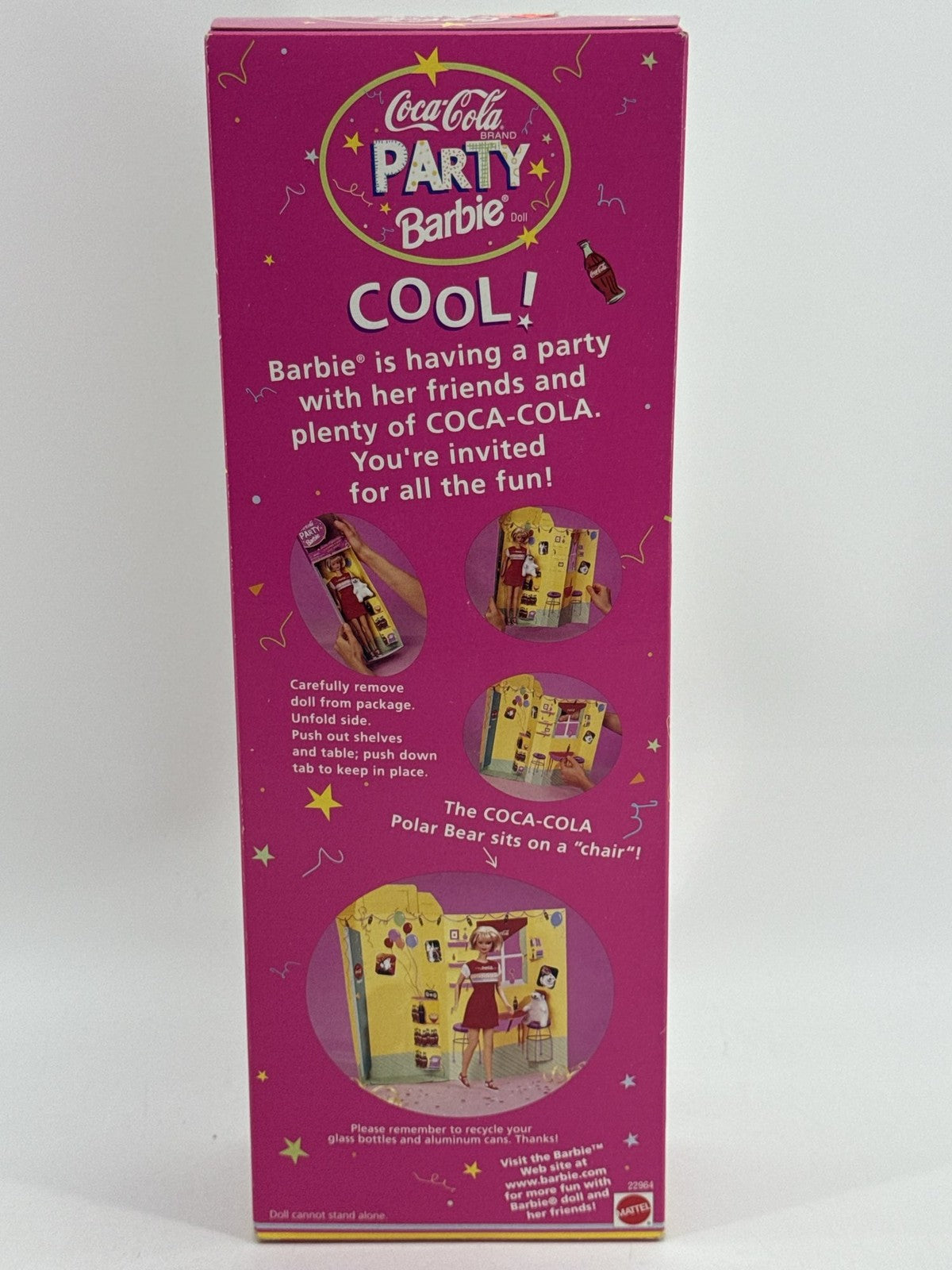 1998 Coca-Cola Party Barbie Special Edition Mattel #22964 NRFB