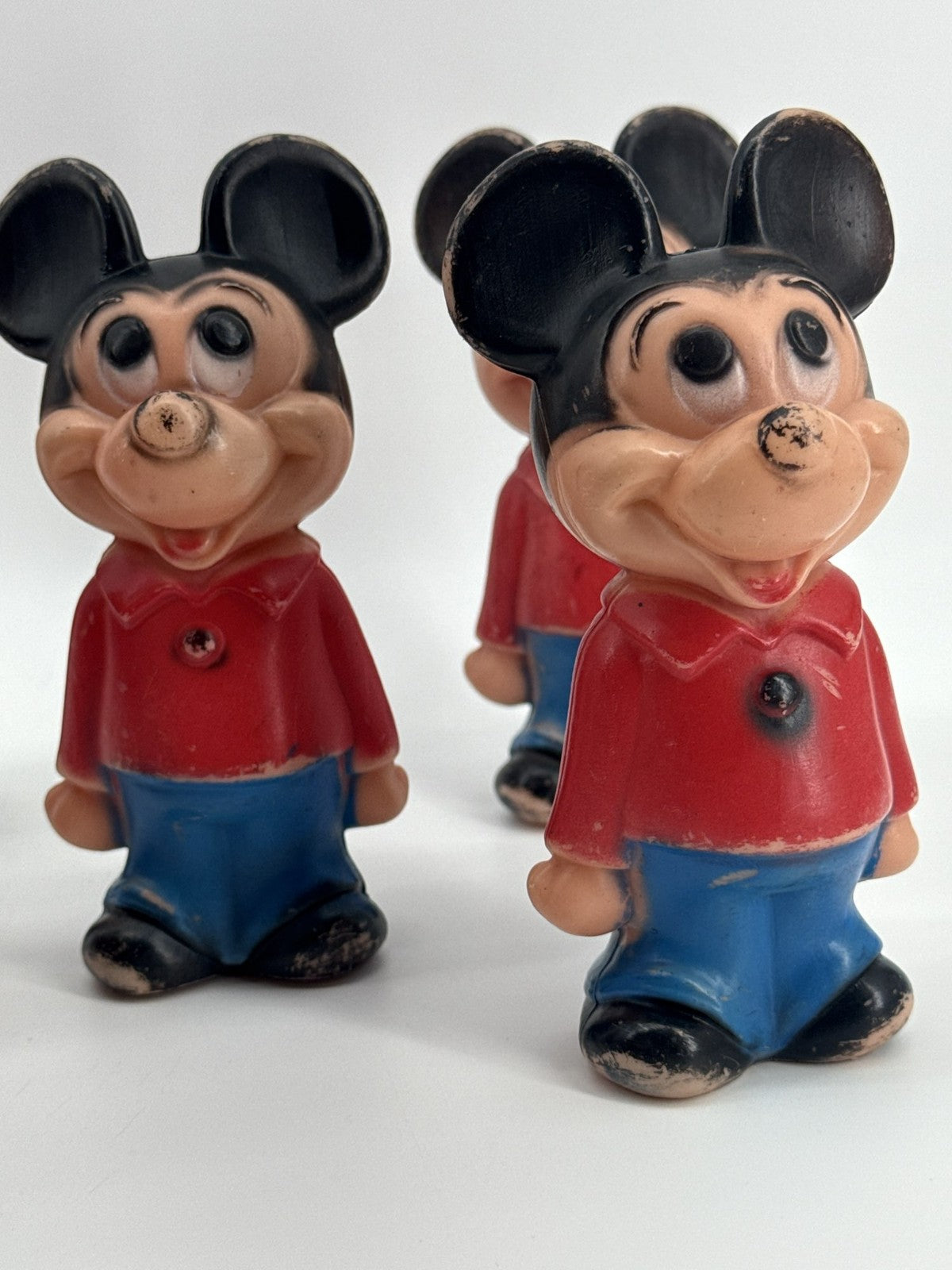 Lot of 10 Disney Mickey Mouse Figures 1960s Hong Kong